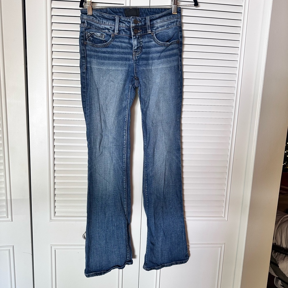 Buckle BLACK Blue Flare Women's Jeans